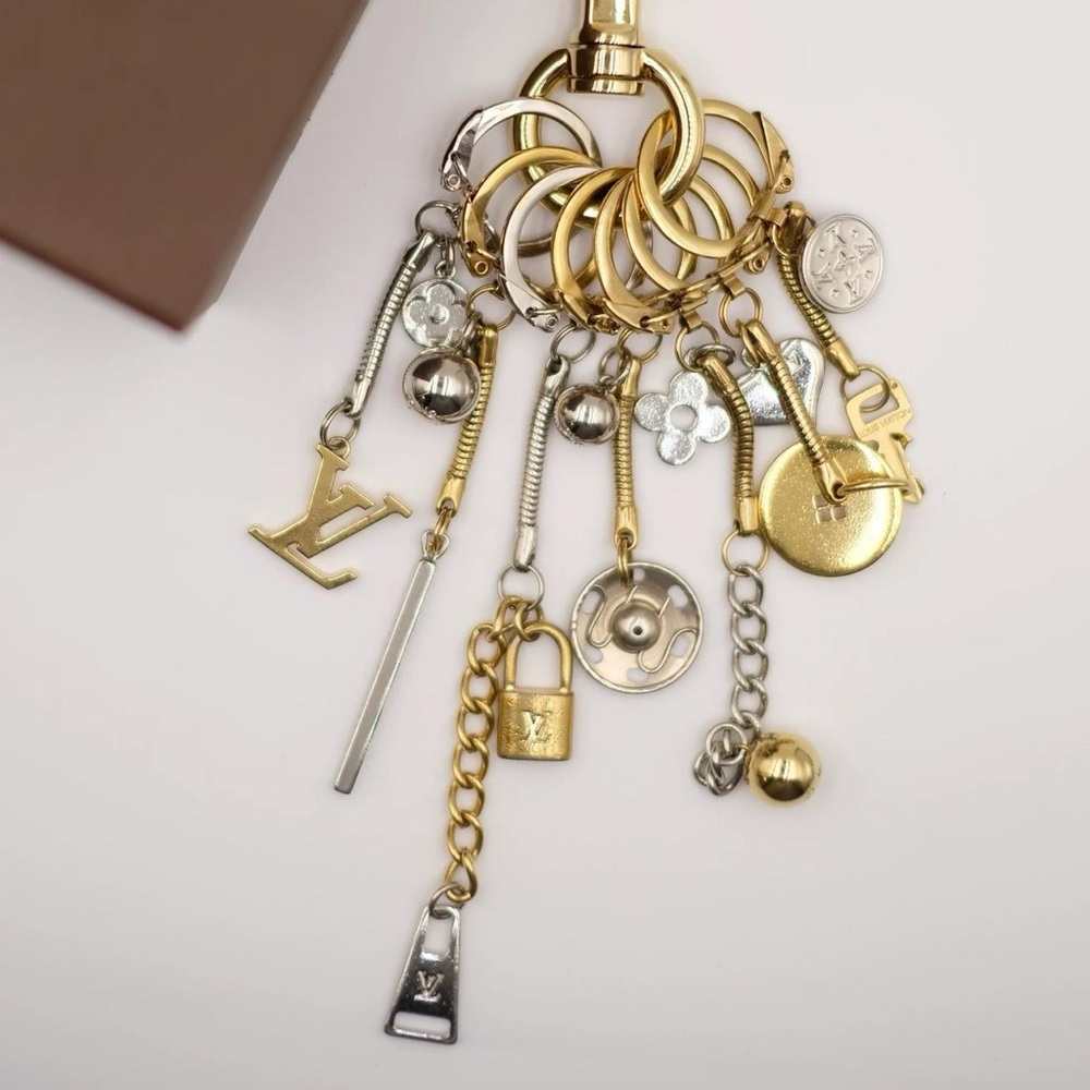 Louis Vuitton Gold and Silver Key Chains